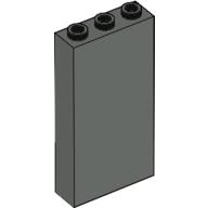 Brick 1 x 3 x 5 with Side Supports (Dark Gray)