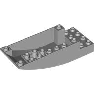 Aircraft Fuselage Curved 10 x 4 x 2 (Light Bluish Gray)