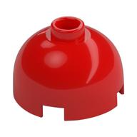Brick Round 2 x 2 Dome Top, Hollow Stud (Red)
