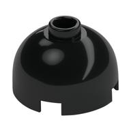 Brick Round 2 x 2 Dome Top, Hollow Stud (Black)
