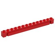 Brick Special 1 x 14 Grooved (Red)