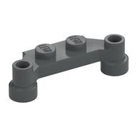 Plate Special 1 x 4 Offset with Bar Holes (Dark Bluish Gray)