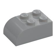Brick Curved 2 x 3 (Light Bluish Gray)