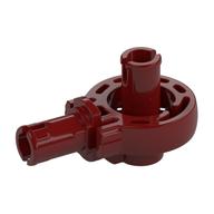 Technic Rotation Joint Ball Loop with Two Perpendicular Pins with Friction (Dark Red)