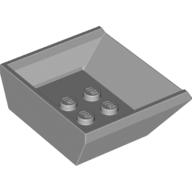 Tipper Bed Small, 3 x 4 Anti-studs (Light Bluish Gray)