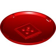 Pod, Bottom Cap 9 x 9 x 1 X-Pod (Red)