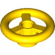 Steering Wheel Small, 2 x 2 (Yellow)