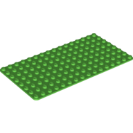 Baseplate 8 x 16 (Bright Green)