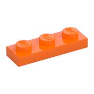 Plate 1 x 3 (Orange)