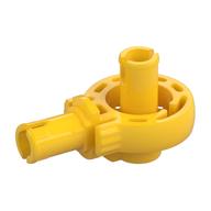 Technic Rotation Joint Ball Loop with Two Perpendicular Pins with Friction (Yellow)