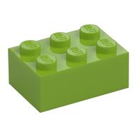 Brick 2 x 3 (Lime)