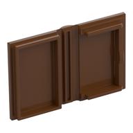 Book 2 x 3 [Plain] (Reddish Brown)