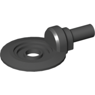 Sports Hockey Shooter, Minifig Stand Middle (Black)