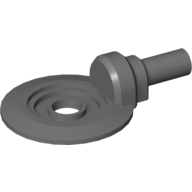 Sports Hockey Shooter, Minifig Stand Middle (Dark Bluish Gray)