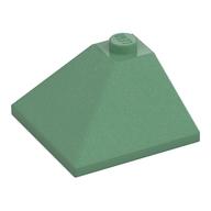 Brick Sloped 33° 3 x 3 Double Convex (Sand Green)