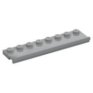 Plate Special 2 x 8 with Door Rail (Light Bluish Gray)