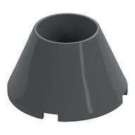Cone 4 x 4 x 2 Hollow No Studs (Dark Bluish Gray)