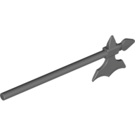Weapon Halberd / Axe Elaborate (Dark Bluish Gray)