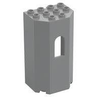 Panel 3 x 4 x 6 with Arched Window (Light Bluish Gray)