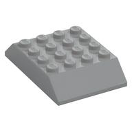 Brick Sloped 45° 6 x 4 Double [aka Train Roof] (Light Bluish Gray)