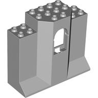 Panel 3 x 8 x 6 with Arched Window (Light Bluish Gray)