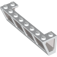 Window 2 x 8 x 2 Boat with Trans-Brown Glass (White)