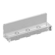 Panel 1 x 4 x 1 with Rounded Corners [Thick Wall] (Trans-Clear)