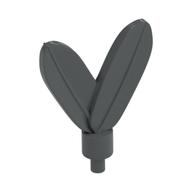 Headwear Accessory Plume / Feathers with Pin (Dark Bluish Gray)