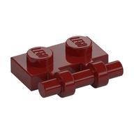 Plate Special 1 x 2 Side Handle [Free Ends] (Dark Red)