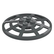 Dish 6 x 6 Inverted, Radar / Webbed [Anti-studs at 90°] (Dark Bluish Gray)