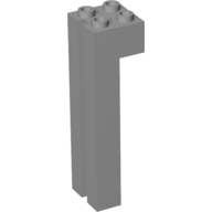 Brick Special 2 x 2 x 6 with Groove (Light Bluish Gray)