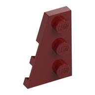 Wedge Plate 3 x 2 Left (Dark Red)