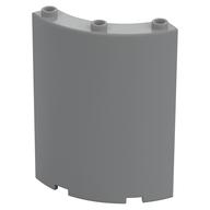 Panel 4 x 4 x 6 Quarter Cylinder (Light Bluish Gray)