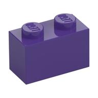 Brick 1 x 2 (Dark Purple)
