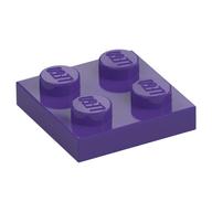 Plate 2 x 2 (Dark Purple)