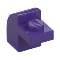 Brick Curved 1 x 2 x 1 1/3 with Curved Top (Dark Purple)