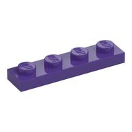 Plate 1 x 4 (Dark Purple)