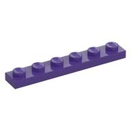 Plate 1 x 6 (Dark Purple)
