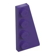 Wedge Plate 4 x 2 Right (Dark Purple)