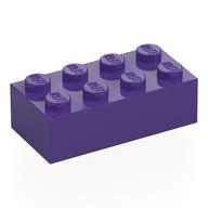 Brick 2 x 4 (Dark Purple)