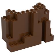 Rock Panel Rectangular 4 x 10 x 6 (Reddish Brown)