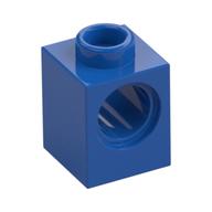 Technic Brick 1 x 1 with Pin Hole (Royal Blue)