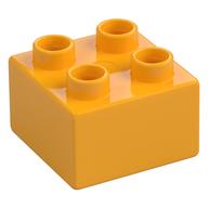 Duplo Brick 2 x 2 (Bright Light Orange)