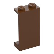 Panel 1 x 2 x 3 [Hollow Studs] (Reddish Brown)