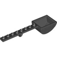 Launcher, with 1 x 8 Plate with Pin Hole and Bucket (Catapult) (Black)