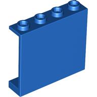 Panel 1 x 4 x 3 [Hollow Studs] (Blue)