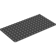 Baseplate 8 x 16 (Dark Bluish Gray)