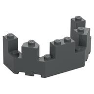 Castle Turret Top 4 x 8 x 2 1/3 (Dark Bluish Gray)
