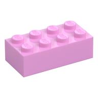 Brick 2 x 4 (Bright Pink)