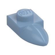 Plate Special 1 x 1 with Tooth (Sand Blue)